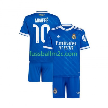 Fußballtrikots Real Madrid Kylian Mbappé 10 Kinder Ausweich Trikotsatz 2025-2026 Fußballtrikots Real Madrid Kylian Mbappé 10 Kinder Ausweich Trikotsatz 2025-2026